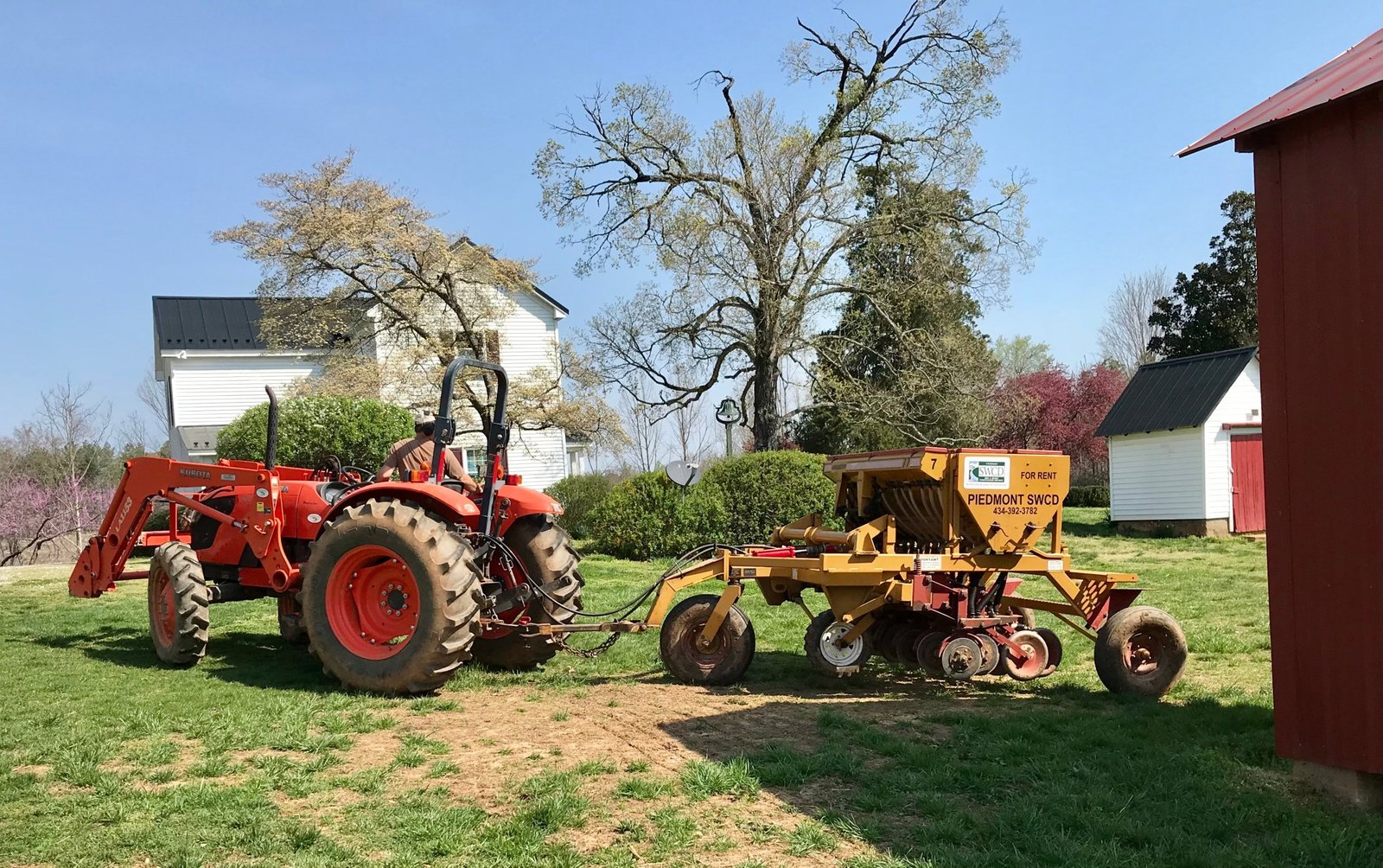 Piedmont Soil and Water Conservation District: Seed drill rental